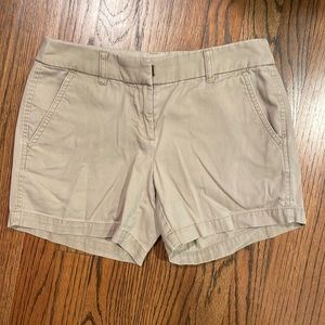 J.Crew tan shorts
